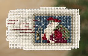 click here to view larger image of Holiday Stamp (counted cross stitch kit)