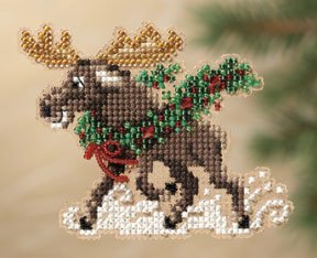 click here to view larger image of Merry Moose (2011) (counted cross stitch kit)