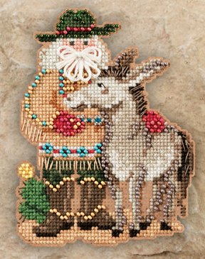 click here to view larger image of Desert Santa (2011) (counted cross stitch kit)