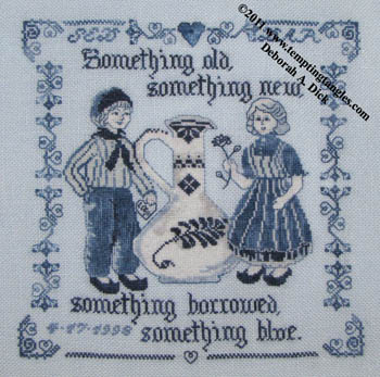 click here to view larger image of Delft Wedding Sampler (chart)