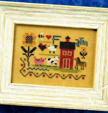 click here to view larger image of Flora McSample Snippet - Farm Sampler (chart)
