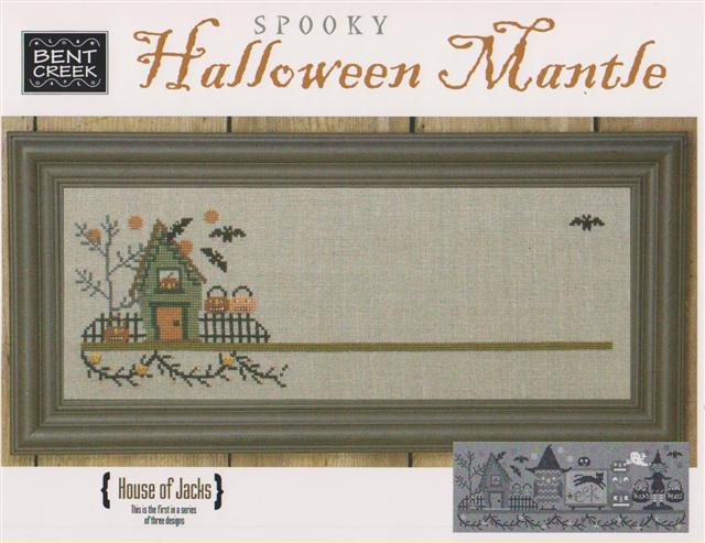 click here to view larger image of Spooky Halloween Mantle- House of Jacks (counted cross stitch kit)