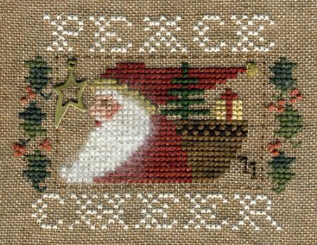 2011 Santa Ornament - Peace and Cheer Santa