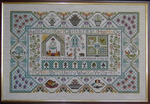 click here to view larger image of Peaceful Garden Sampler (chart)