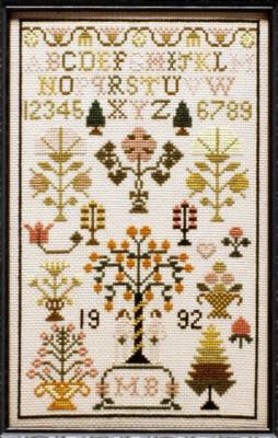 click here to view larger image of Adam and Eve Sampler (chart)