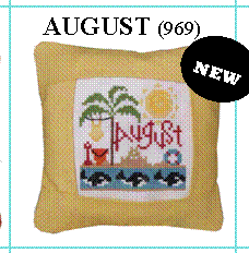 August - Small Band Pillow