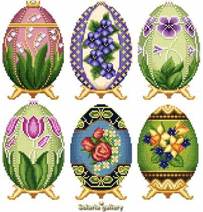 Easter Eggs in Faberge Style - Collection 2 