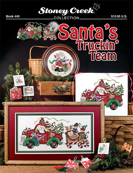 click here to view larger image of Santa's Truckin Team (chart)