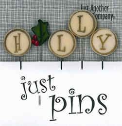 H is For Holly - Just Pins
