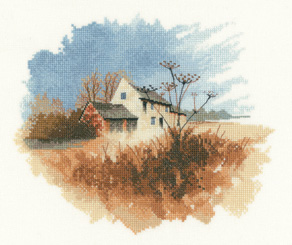 Old Farmhouse - Watercolors (chart only)