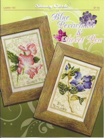 Blue Periwinkle and Sweet Pea