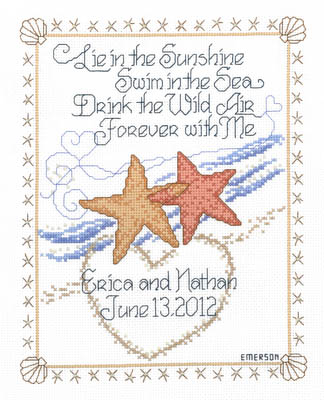 click here to view larger image of Starfish Wedding (chart)