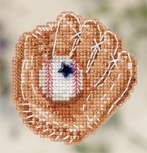 click here to view larger image of Baseball Mitt (2012) (counted cross stitch kit)