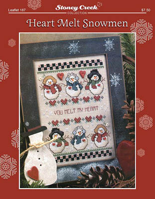 click here to view larger image of Heart Melt Snowmen (chart)