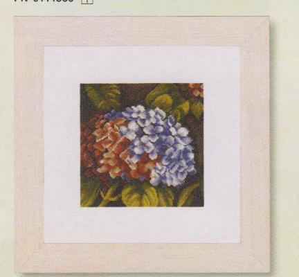 click here to view larger image of Hydrangea  (27ct) (counted cross stitch kit)