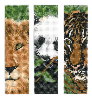 click here to view larger image of Wild Animal Bookmarks (chart)