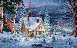 click here to view larger image of Winters Hush (counted cross stitch kit)