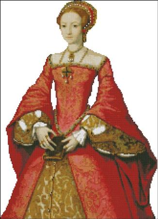 click here to view larger image of Young Elizabeth (Tudor) (chart)