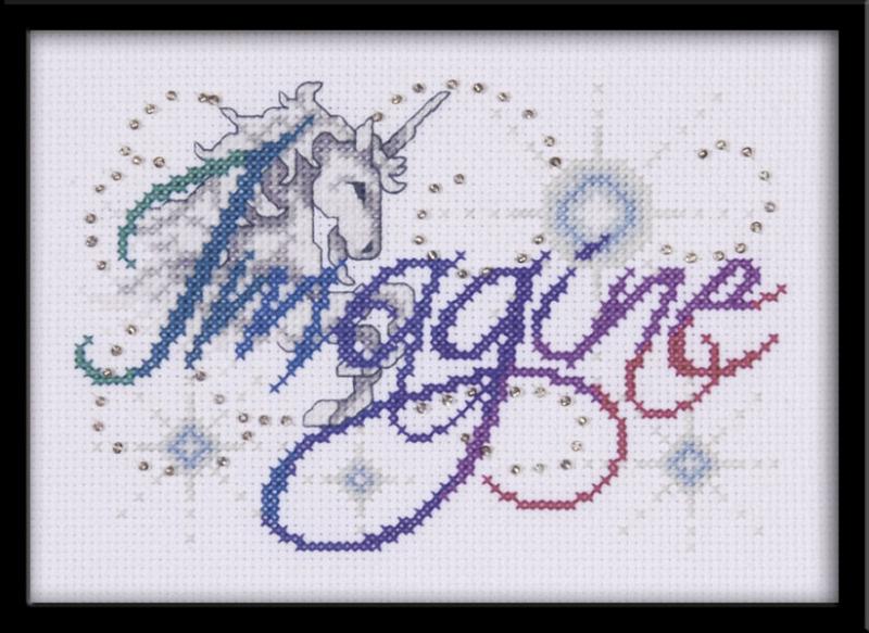 click here to view larger image of Imagine (counted cross stitch kit)