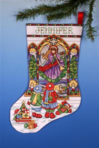 Stained Glass Stocking