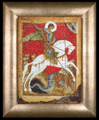 Icon St. George and the Dragon