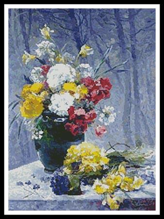 Still Life of Flowers  (Eugene Henri Cauchois)