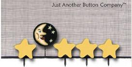 click here to view larger image of Just Pins - Moon and Stars   (pin)