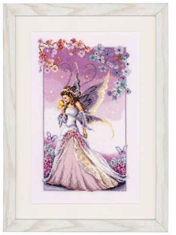 click here to view larger image of Purple Fairy (counted cross stitch kit)