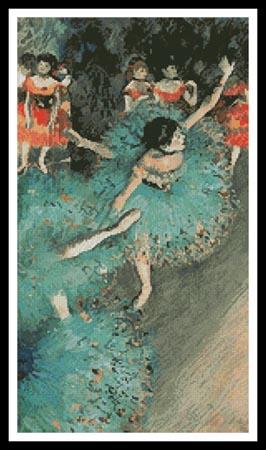 Green Dancer  (Edgar Degas)