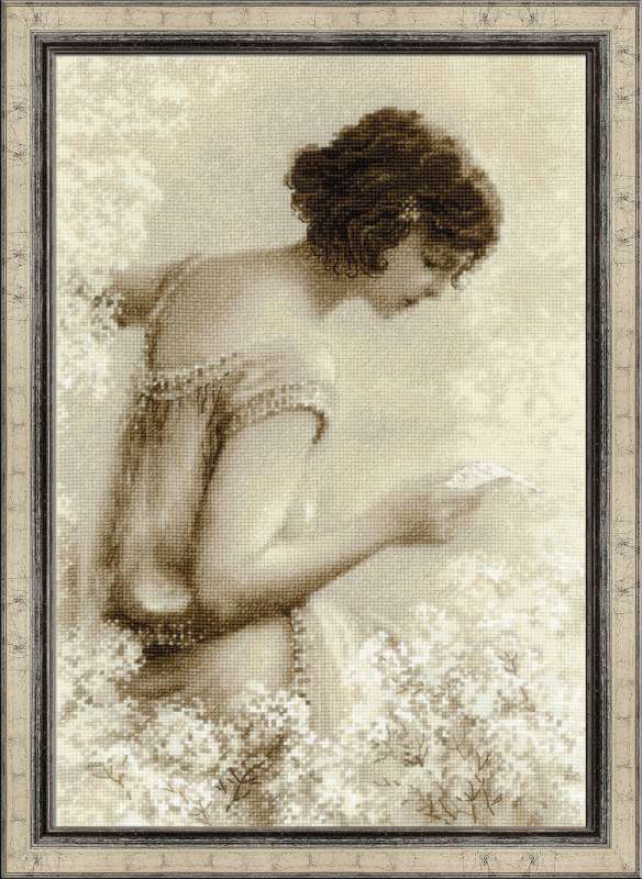 click here to view larger image of Old Photo, The Letter (counted cross stitch kit)