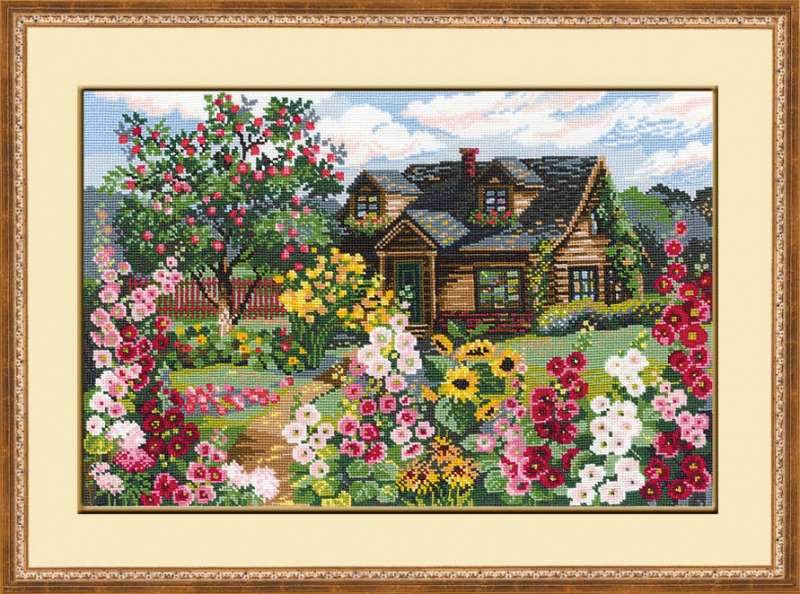 click here to view larger image of Flowering Garden (counted cross stitch kit)