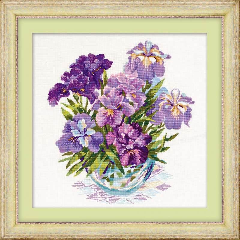 Irises in Vase