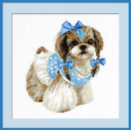 click here to view larger image of Shih Tzu (counted cross stitch kit)