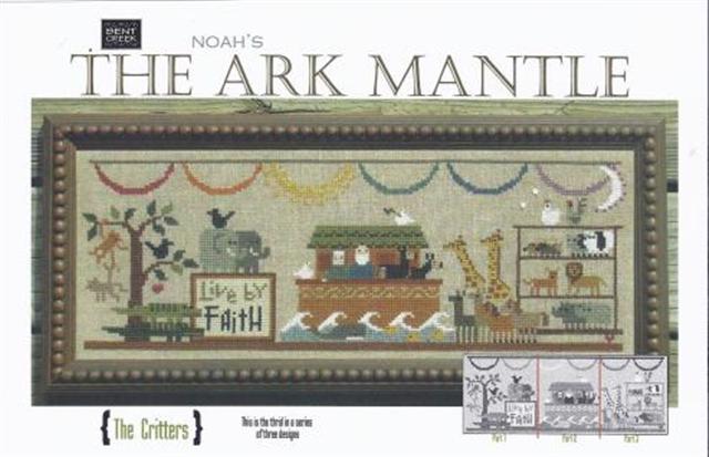 click here to view larger image of Ark Mantle - The Critters (counted cross stitch kit)