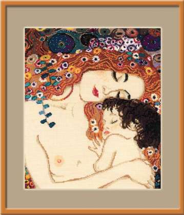 G Klimt  - Motherly Love (G Klimt)