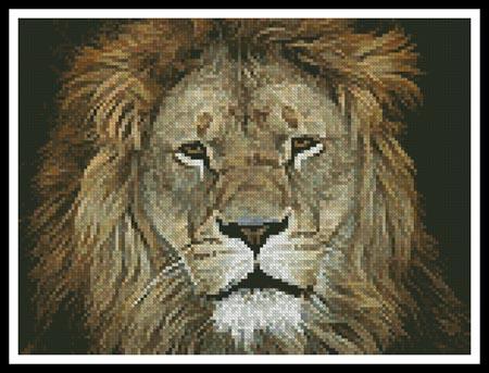 click here to view larger image of Lion Face 2 (chart)