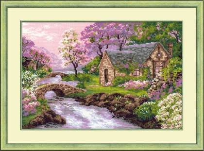 click here to view larger image of Spring View, The (counted cross stitch kit)