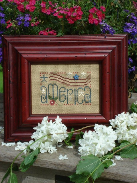 click here to view larger image of America (counted cross stitch kit)