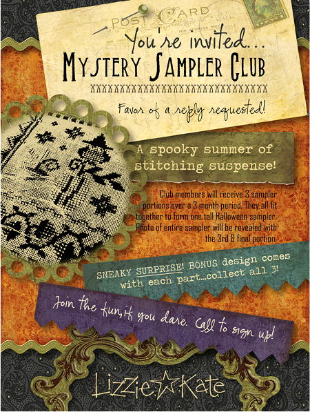 Mystery Sampler Club Part 2 with Bonus Design 