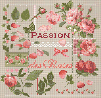 La Passion de Roses KIT - Linen