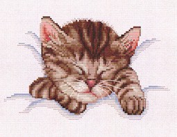 click here to view larger image of Sleeping Kitty (chart)