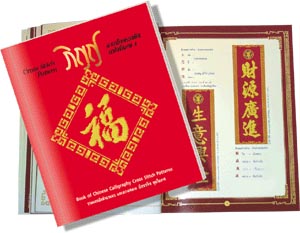 Chinese Calligraphy Cross Stitch Book