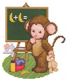 click here to view larger image of Monkey Baby Goes To School (chart)