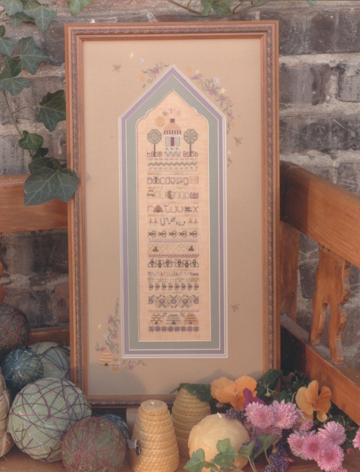 click here to view larger image of Beekeeper's Cottage (counted cross stitch kit)