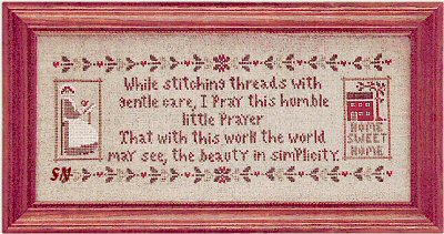 click here to view larger image of Stitcher's Prayer, A (chart)