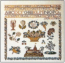click here to view larger image of Sampler 1826 Biedemeier (counted cross stitch kit)