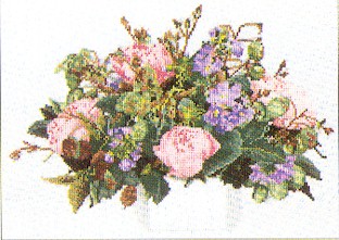 click here to view larger image of Roses  Bouquet (counted cross stitch kit)