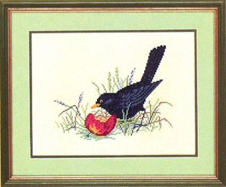 click here to view larger image of Bird in Grass (counted cross stitch kit)
