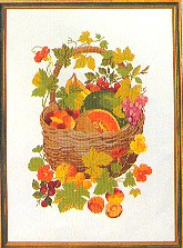 click here to view larger image of Fruit Basket (counted cross stitch kit)