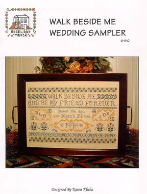 click here to view larger image of Walk Beside Me Wedding Sampler (chart)